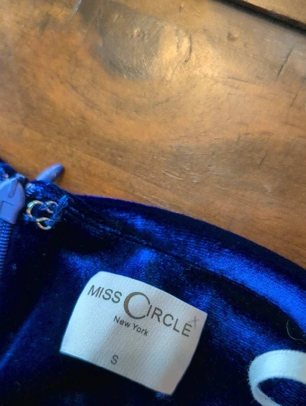 Miss Circle Betta Velvet Flared Pencil Skirt